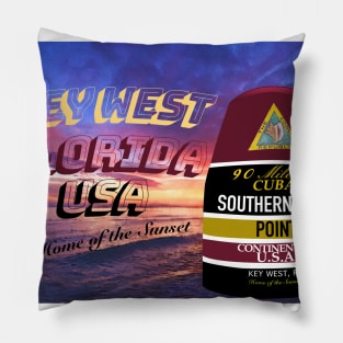 Key West! Home of the sunset! Pillow