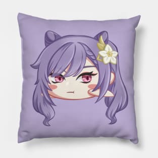 chibi keqing genshin fanart Pillow