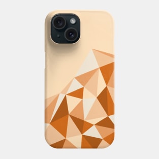 Geo Range orange Phone Case