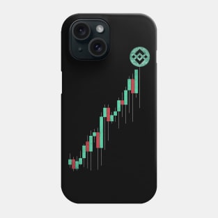 Vintage Stock Chart Binance BNB Coin To The Moon Trading Hodl Crypto Token Cryptocurrency Blockchain Wallet Birthday Gift For Men Women Kids Phone Case