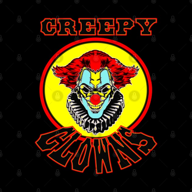 Creepy Clown Graphic by LupiJr