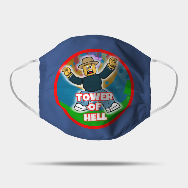 Tower Of Hell Cartoon Roblox Mask Teepublic - haiti flag roblox