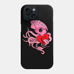 The love of a cephalopod Phone Case