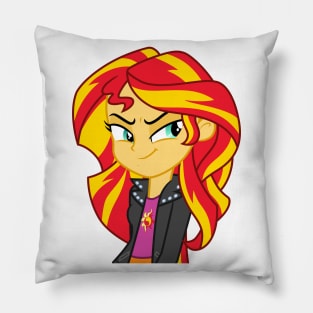 mischievous Sunset Shimmer Pillow