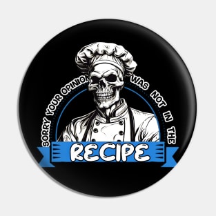 Chef Humor funny mood saying Pin