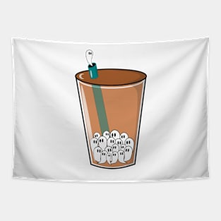 boo-ba Tea, haunted bubble tea Tapestry