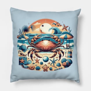 Cancer Astrology Pillow