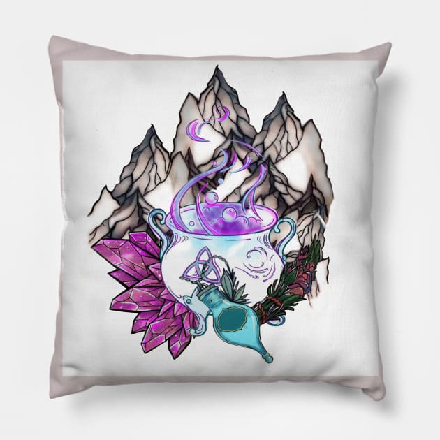 Apothecary Pillow by theroseandraven