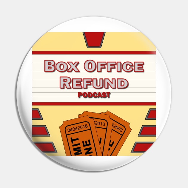 Box Office Refund Logo Pin by boxofficerefund