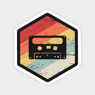 Retro Vintage Cassette Icon Magnet