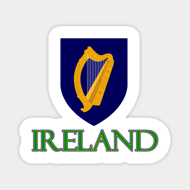 Ireland - Irish Coat of Arms Design Magnet by Naves
