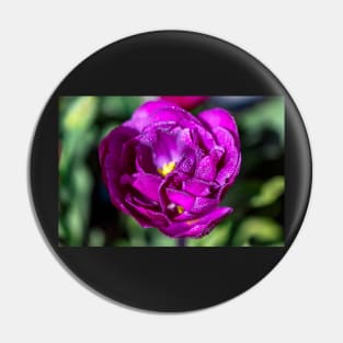 Double Purple Tulip Pin