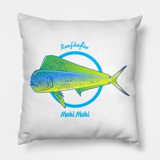 Reefhorse Mahi Mahi Blue Ring Pillow