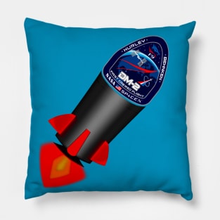 Flying Falcon with Spacex NASA DM-2 patch Pillow