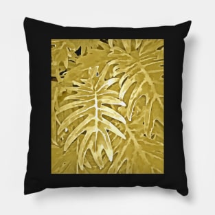 Stocksom Latte Leaves Pillow