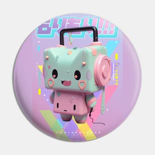 MISTER EQUIPMENT CASE - AUDIO THINGYS COLLECTION | Anime Manga Kawaii Music Mascot Pop Art Design | PROUD OTAKU Pin