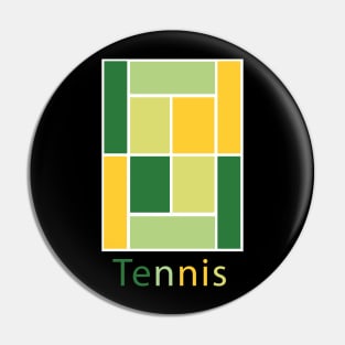 TENNIS COURT PALETTE Pin