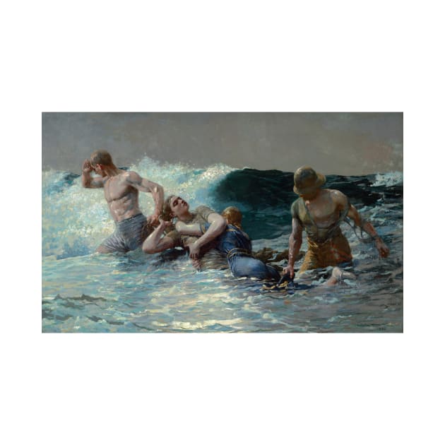 Undertow by Winslow Homer by Classic Art Stall