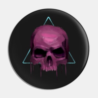 Skull Purple Pin