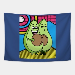 Funny Avocado Fruit Tapestry