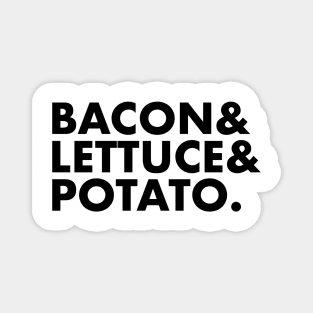 Bacon & Lettuce & Potato Magnet