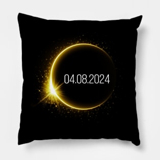 Total Solar Eclipse April 8 2024 men women kids Pillow