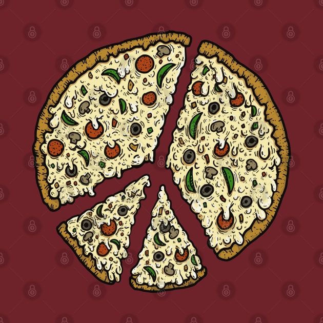 Peace Pizza by Jitterfly