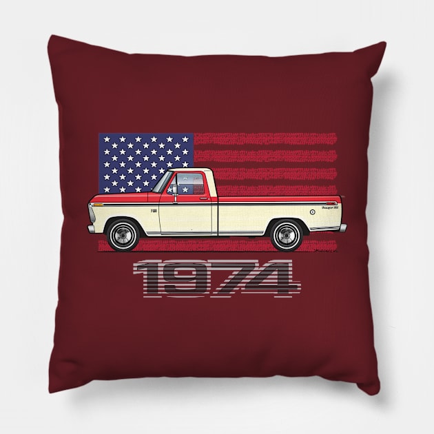 74 Red n Cream Pillow by JRCustoms44