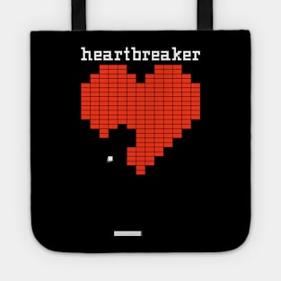 Retro Heart Breaker - Video Game Pixel Bricks Tote