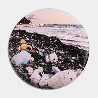 Utopic Dystopia: Trash island Pin