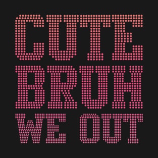 Bruh We Out Teachers Leopard End of School Year Teacher Break Summer T-Shirt