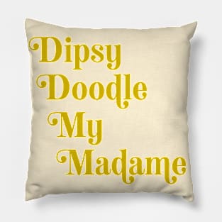 Dipsy Doodle yellow Pillow