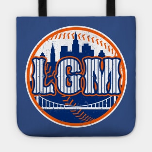 LGM - LET'S GO METS BASEBALL Tote