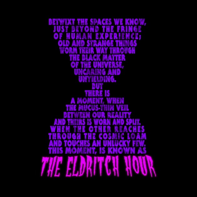 Eldritch Hour - Hourglass Text by The Eldritch Hour Podcast