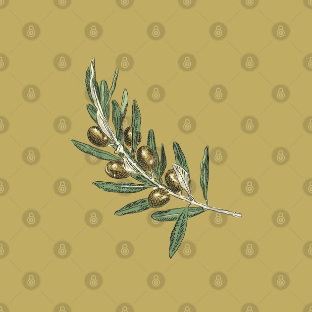 Olive branch by Slownessi