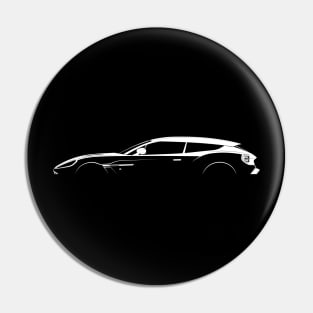 Aston Martin Vanquish Zagato Shooting Brake Silhouette Pin