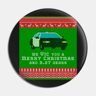 Crown Victoria Christmas Pin