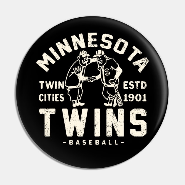 Minnesota Twins Retro 1 by Buck Tee Pin by Buck Tee