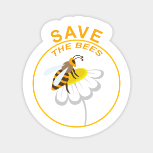 save the bees - bees lover Magnet