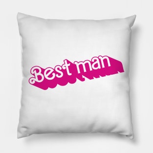 Best Man Barbie logo Pillow