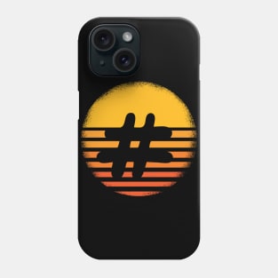 Vintage Hashtag Phone Case