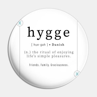 hygge Danish Print Quote | Modern Definition | Type Printable | Poster Inspirational | Art Pin