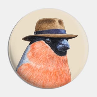 Eurasian bullfinch Pin