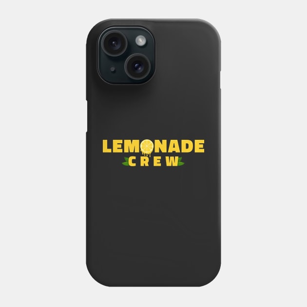 Lemonade Crew - Typography Phone Case by Ravensdesign