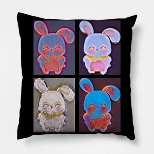 Cute little bunnies Pillow