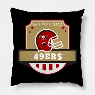 San Francisco 49ers Football Pillow