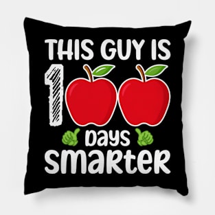 This Guy Is 100 Days Smarter 100th Day Of School Pillow