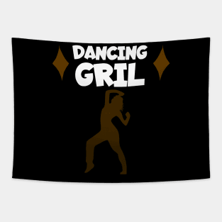 Dancing girl Tapestry