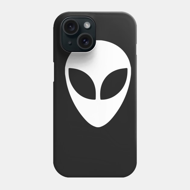 Alien Face Phone Case by Mariteas