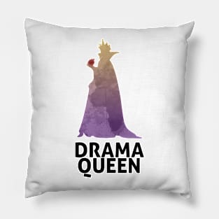 Drama Queen Inspired Silhouette Pillow